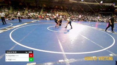 160 lbs Consi Of 16 #2 - Hubert Szymko, South Side Wrestling Club vs Juan Vigil, Pomona Elite