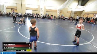 57 lbs Cons. Round 2 - Hutch Nordin, Ravage Wrestling Club vs Klay Hodges, Bear River Wrestling Club