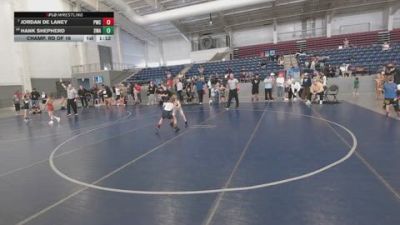 54 lbs Champ. Rd Of 16 - Jordan De Laney, Peak Wrestling Club vs Hank Shepherd, Sanderson Wrestling Academy