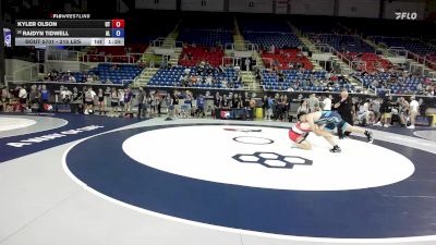 215 lbs Champ. Rd Of 128 - Kyler Olson, UT vs Raidyn Tidwell, AL