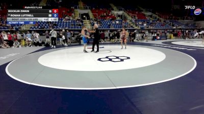 132 lbs Cons. Sub-rd Of 64 - Kalani Khiev, IL vs Aiden Hahn, MO