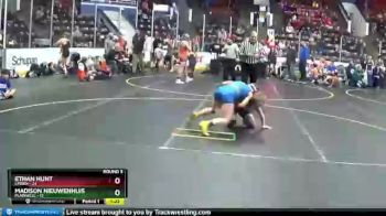 92 lbs Round 3 (4 Team) - Ethan Hunt, Linden vs Madison Nieuwenhuis, Plainwell