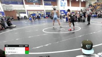 145 lbs 3rd Place Match - Hercules Windrath, Fountain Valley vs Max Del Bosque, Clovis North