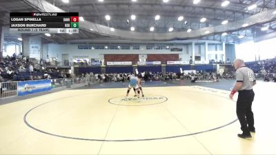 190 lbs Round 1 (3 Team) - Jaxson Burchard, Horseheads Sr HS vs Logan Spinella, Sachem North
