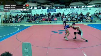 134 lbs Cons. Round 1 - Joseph Madrid, COOLIDGE vs Hunter Egyed, Desert Sunrise High School