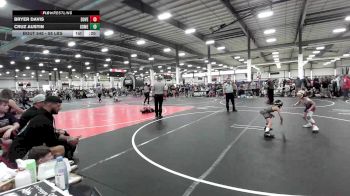 58 lbs Consolation - Bryer Davis, Dove Creek vs Cruz Austin, GomezBrothersGrapplingAcademy