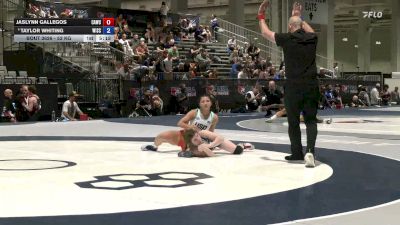53 kg Champ. Rd Of 16 - Jaslynn Gallegos, Cardinal WC vs Taylor Whiting, Wisconsin