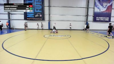 90 lbs Rr Rnd 3 - Landon Burkett, Indiana Outlaws Silver vs Caleb Hoosier, TNWC Black