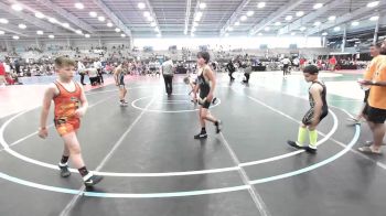 95 lbs Rr Rnd 2 - Luke Pensiero, Young Guns Blue vs Walker Woodard, Roundtree Wrestling Academy Black