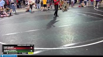 77 lbs Semifinal - Dublin Scholz, Bennett Wrestling Club vs Cam Dalbey, Ridge Wrestling Club