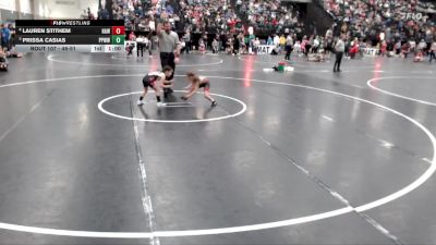 46-51 lbs Quarterfinal - Prissa Casias, Pikes Peak Warriors Wrestling vs Lauren Stithem, HAWK
