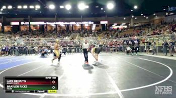 1A 285 lbs Quarterfinal - Braylen Ricks, Yulee vs Jack Benaitis, Bishop Verot