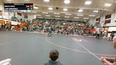 137-140 lbs Round 1 - Brayli Price, Thermopolis Middle School vs Laini Greenwell, Lander Middle School