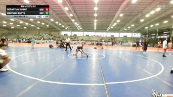 85 lbs Round Of 32 - Sebastian Shine, All-American Wrestling Club MS vs Braylon Butts, North Carolina National Team Blue