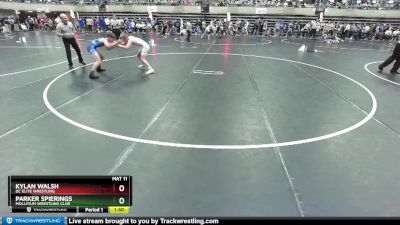 112 lbs Quarterfinal - Parker Spierings, Mollitium Wrestling Club vs Kylan Walsh, DC Elite Wrestling