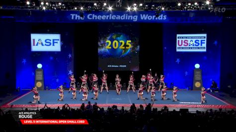 ACE Athletics - ROUGE [2025 L5 International Open Small Coed Semis] 2025 The Cheerleading Worlds