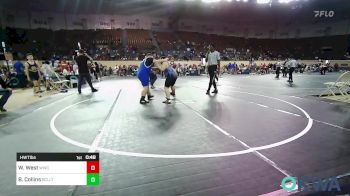 Consolation - Wyatt West, Woodland Wrestling Club vs Beau Collins, Bridge Creek Youth Wrestling