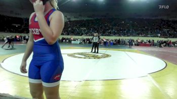 128 lbs Round Of 32 - Tessa Tigrett, Bixby vs Kaylena Choate, Midwest City Middle School Bombers