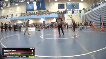 120 lbs Champ. Round 2 - Kaden Torres, Columbia vs Wyatt Christensen, Syracuse