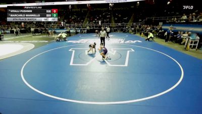 I-101 lbs 5th Place Match - Vitalli Pushnin, Rush Henrietta vs Marcarlo Mannello, Briarcliff-Byram Hills-Valhalla-Westlake