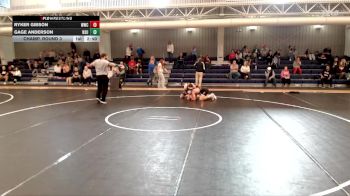 157 lbs Champ. Round 3 - Gage Anderson, Northern State vs Ryker Gibson, Western Wyoming College