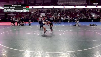 120 lbs Cons. Round 2 - Katelyn Dixon, Middleton vs Mariah Macias, Fruitland