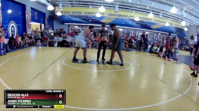 285 lbs Semis & Wb (16 Team) - Deacon Alls, OutKast WC vs Aiden Pizarro, Soldier City Lions Den