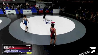 67 lbs Cons. Round 2 - Qasim Kamal, California vs Michael Carrera, Central Catholic Wrestling Club