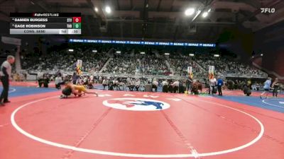 4A-175 lbs Cons. Semi - Damien Burgess, Star Valley vs Gage Robinson, Thunder Basin