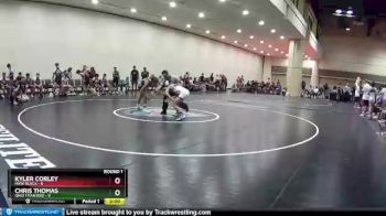 126 lbs Round 1 (10 Team) - Chris Thomas, Ohio Titan Red vs Kyler Corley, MXW Black