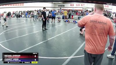 149 lbs Round 2 - Forrest Uhing, Border Bandits Wrestling vs Michael Garman, MWC Wrestling Academy