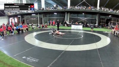100 lbs Emma Acampora, New Jersey vs Calleigh McBride, Maryland