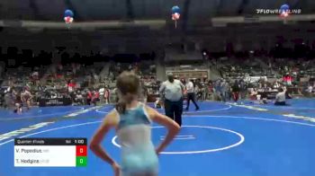 75 lbs Quarterfinal - Vivienne Popadiuc, 505 Wc vs Taryn Hodgins, Shore Thing WC