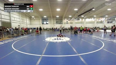 81 lbs Consi Of 8 #1 - Deagan Thurlow, Maine Hammahs vs Dawson Dohaney, Smitty's Wrestling Barn