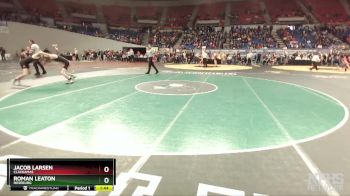 6A-132 lbs Quarterfinal - Jacob Larsen, Clackamas vs Roman Leaton, Roseburg