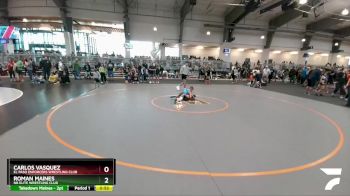 70 lbs Champ. Round 1 - Roman Maines, NB Elite Wrestling Club vs Carlos Vasquez, El Paso Enforcers Wrestling Club