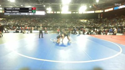 130 lbs Quarterfinal - Kiana Trudell, Meridian vs Isabella Stark, Sandpoint