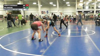 131 lbs Rr Rnd 3 - Annette Bourdeau, Dedham vs Mia Henckel, Team Tugman