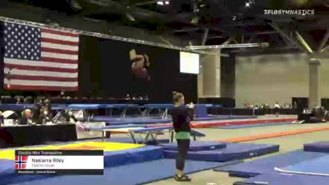 Nasiarra Riley - Double Mini Trampoline, FlipCity South - 2021 USA Gymnastics Championships