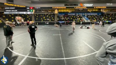 120 lbs Champ. Round 2 - Aiden Kiesey, Linn-Mar vs Grant Taylor, Basehor-Linwood HS