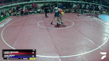 165 lbs Semis & Wb (16 Team) - James Keinonen, Oregon 1 vs Gage Brady, Utah Gold