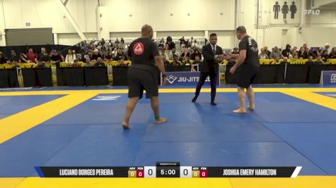 Joshua Emery Hamilton vs Luciano Borges Pereira 2025 World IBJJF Jiu-Jitsu No-Gi Championship