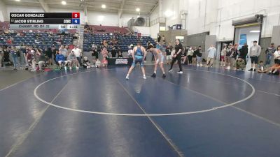 150 lbs Champ. Rd Of 32 - Oscar Gonzalez vs Jacob Stirling, Camel Kids Wrestling Club