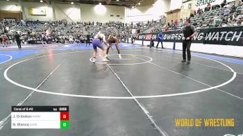 195 lbs Consi Of 8 #2 - Jaxson Gribskov, Hermiston Wrestling vs Nathan Blanco, Chino