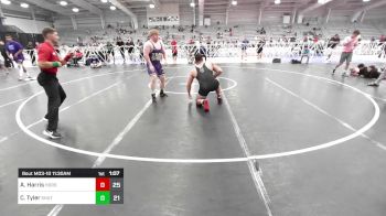 220 lbs Quarterfinal - Anthony Harris, Iron Horse Wrestling Club vs Caleb Tyler, Team Shutt