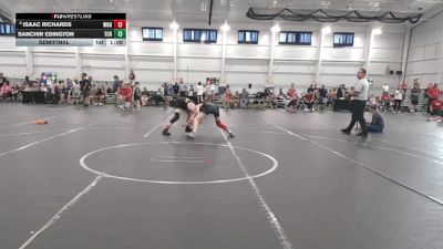 130 lbs Semifinal - Isaac Richards, Woodford vs Sanchir Edington, The Compound RTC