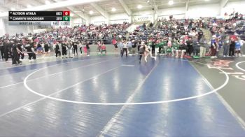 110 lbs Champ. Round 1 - Alyson Ayala, Green Canyon vs Camryn Woodger, Skyridge