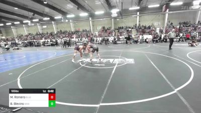 165 lbs Consi Of 8 #2 - Marques Romero, Blue Thunder Wrestling vs Brandon Blevins, Ignacio Wrestling Club