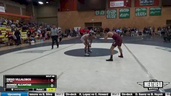 133 lbs Champ. Round 2 - Derrek Alcantar, Bakersfield vs Diego Villalobos, Mt. SAC