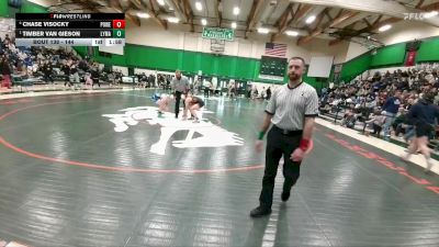 144 lbs Semifinal - Timber Van Gieson, Lyman vs Chase Visocky, Powell